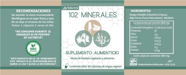 102 Minerales